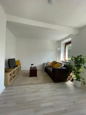 Ein Sitzbereich in der Unterkunft Kleines Ferienhaus Nähe Bad Kreuznach