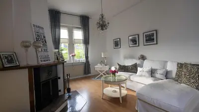 Ein Bett oder Betten in einem Zimmer der Unterkunft Nostalgie-Loft