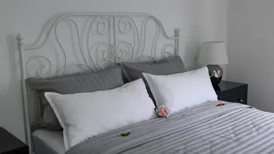Ein Bett oder Betten in einem Zimmer der Unterkunft Nostalgie-Loft