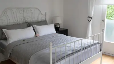 Ein Bett oder Betten in einem Zimmer der Unterkunft Nostalgie-Loft