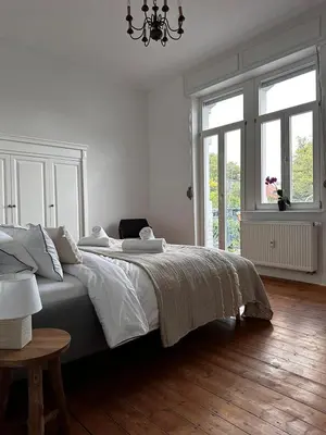 Ein Bett oder Betten in einem Zimmer der Unterkunft SweetLeopold1