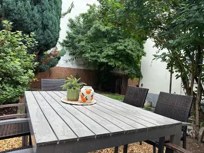 Ein Garten an der Unterkunft SweetLeopold1