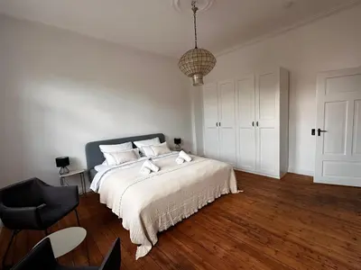 Ein Bett oder Betten in einem Zimmer der Unterkunft SweetLeopold1