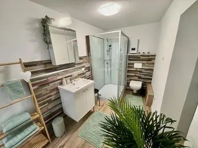 Ein Badezimmer in der Unterkunft Auszeit am Rhein 1 - Rhinelove