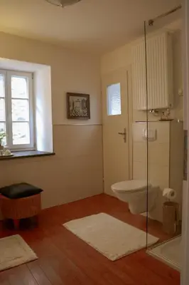 Ein Badezimmer in der Unterkunft Ferienhaus in der Ennejass Monreal