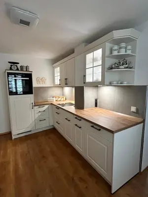 Küche/Küchenzeile in der Unterkunft Ferienhaus in der Ennejass Monreal