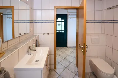 Ein Badezimmer in der Unterkunft Fewo-Eifelvielfalt