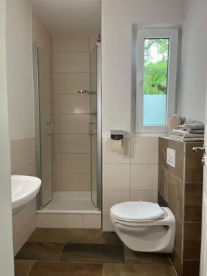 Ein Badezimmer in der Unterkunft Saarwein Gut in Wiltingen