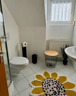 Ein Badezimmer in der Unterkunft Residenz zu Caub - Pfalzgrafenstein Appartment