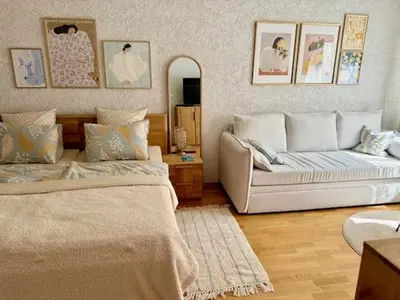Ein Bett oder Betten in einem Zimmer der Unterkunft Residenz zu Caub - Rheinblick