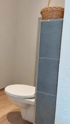 Ein Badezimmer in der Unterkunft Ferienwohnung Hühn