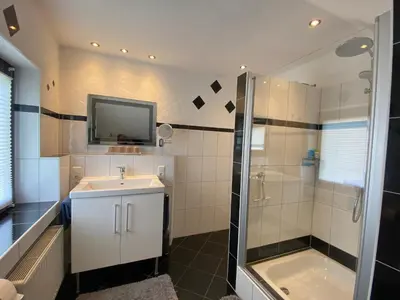 Küche/Küchenzeile in der Unterkunft Ferienwohnung Stähbachtal