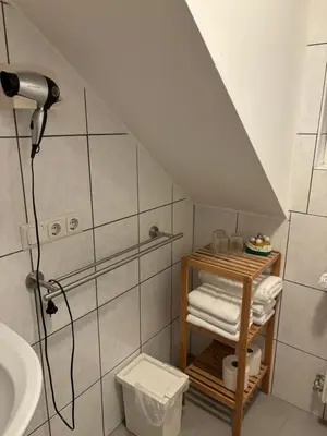 Ein Badezimmer in der Unterkunft Ferienwohnung Moseltal