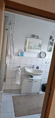 Ein Badezimmer in der Unterkunft Charmante Ferienwohnung
