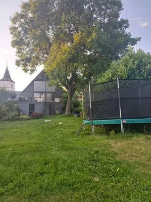 Ein Garten an der Unterkunft Landhaus Zum Nussbaum