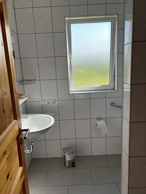 Ein Badezimmer in der Unterkunft Haus Mittelrheintal