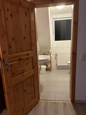Ein Badezimmer in der Unterkunft Haus Mittelrheintal
