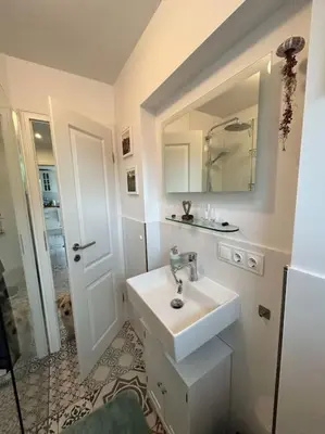 Ein Badezimmer in der Unterkunft Mosel Urlaub Stabenhof - Whirlpool, Natur und Grill