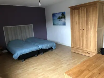 Ein Bett oder Betten in einem Zimmer der Unterkunft Wittlicher Monteuren - Ferienwohnung