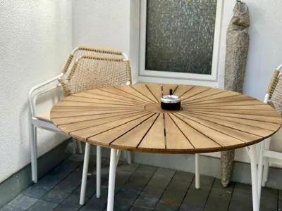 Ein Sitzbereich in der Unterkunft Residenz zu Caub - Rheinromantik