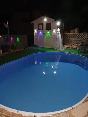 Der Swimmingpool an oder in der Nähe von Chillkröte