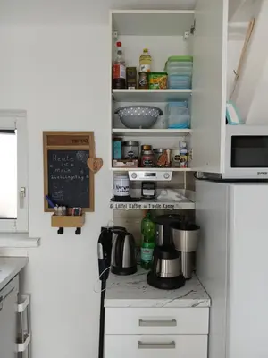 Küche/Küchenzeile in der Unterkunft Chillkröte
