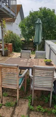 Ein Garten an der Unterkunft Bioweingut Brohl