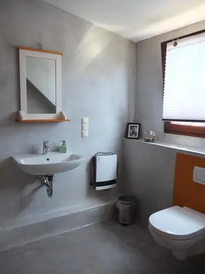 Ein Badezimmer in der Unterkunft Bioweingut Brohl