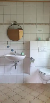 Ein Badezimmer in der Unterkunft Bioweingut Brohl
