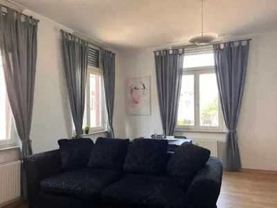 Ein Sitzbereich in der Unterkunft APP5 - place2b - direkt am Rhein