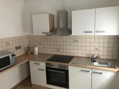 Küche/Küchenzeile in der Unterkunft FeWo4You Rhens Umami