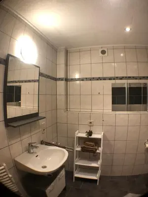 Ein Badezimmer in der Unterkunft FeWo4You Rhens Umami