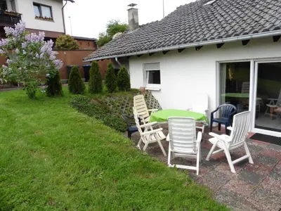 Ein Garten an der Unterkunft Ferienwohnungen Waldsicht und Dorfsicht