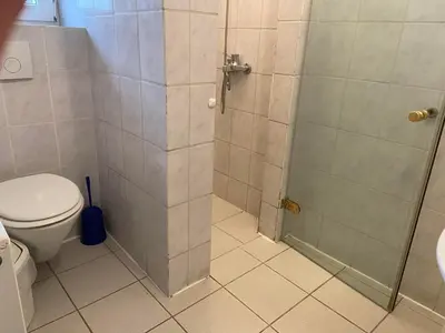 Ein Badezimmer in der Unterkunft Ferienwohnungen Waldsicht und Dorfsicht