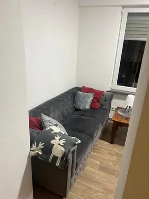 Ein Sitzbereich in der Unterkunft Ankerpunkt