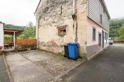 Das Gebäude in dem sich die Ferienwohnung befindet