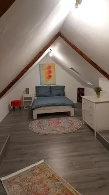 Ein Sitzbereich in der Unterkunft Stilvoll & Wohlfühlfaktor!