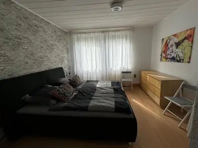 Ein Sitzbereich in der Unterkunft Gemütliche FeWo im 1OG im Haus zur Vulkaneifel Brohl