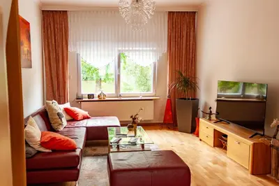 TV/Unterhaltungsangebot in der Unterkunft Ferienhaus Betty