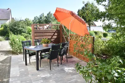 Ein Garten an der Unterkunft Ferienhaus Auf Pötsch