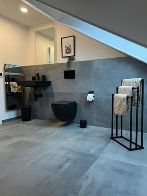 Ein Badezimmer in der Unterkunft rausZeit - Quartier Pantenburg