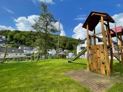Ein Kinderspielbereich in der Unterkunft rausZeit - Quartier Pantenburg
