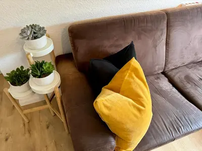 Ein Sitzbereich in der Unterkunft PRIME LODGE Koblenz
