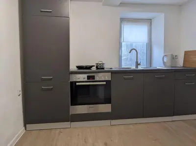Küche/Küchenzeile in der Unterkunft 4 persons wohnung in de Eifel