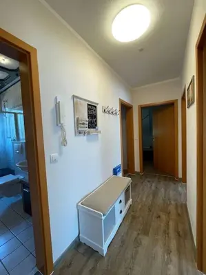 Ein Sitzbereich in der Unterkunft Gemütliche Ferienwohnung in Nickenich für 5 Gäste