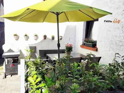 Ein Garten an der Unterkunft Fewo Thielke Fewo 4 Kleiner Moselwinzer