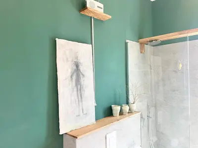 Ein Badezimmer in der Unterkunft Minimalus Koblenz Apartment II