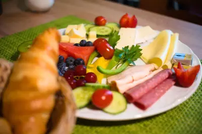 Essen im Hotel oder in der Nähe