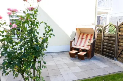 Ein Garten an der Unterkunft Ferienwohnung Leni
