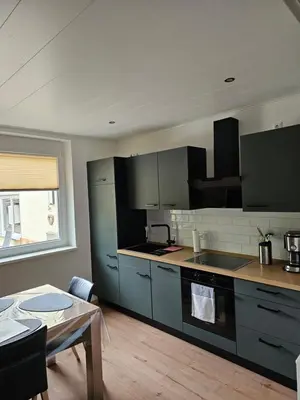 Küche/Küchenzeile in der Unterkunft Ferienwohnung Kippehäusje